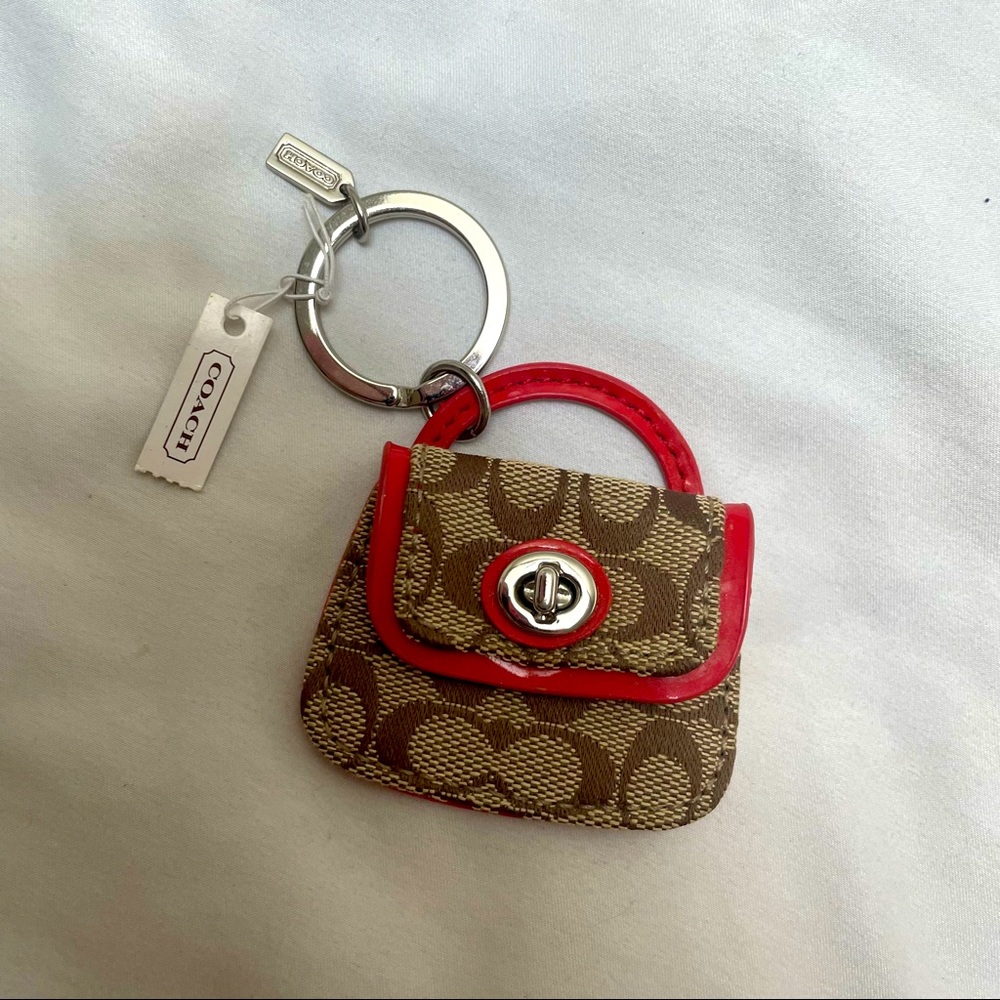 Coach Bag Keychain 🧡